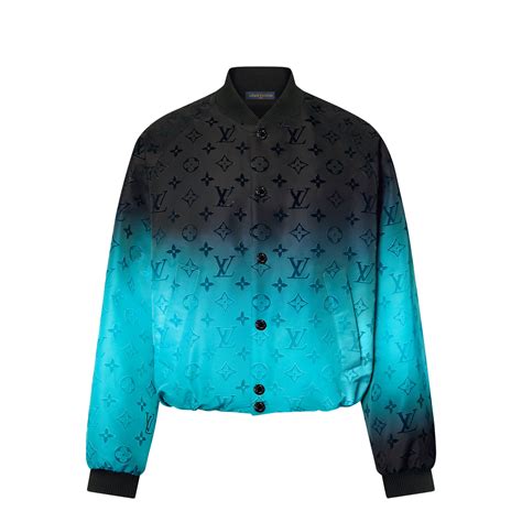 Monogram Flocked Nylon Bomber 